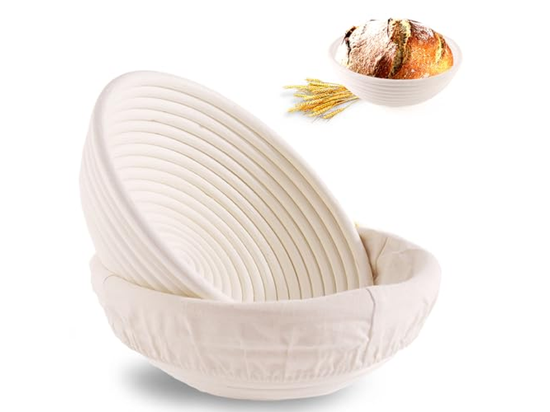 Panier de Levée Banneton pour Pain au Levain avec Doublure