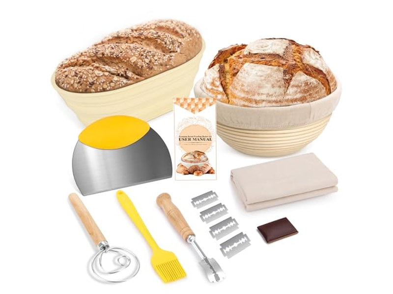 Paniers en rotin naturel pour cuisson de pain sécurité alimentaire panier ovale