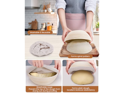 Paniers de fermentation pour levain en rotin avec dôme pour la fermentation de la pâte
